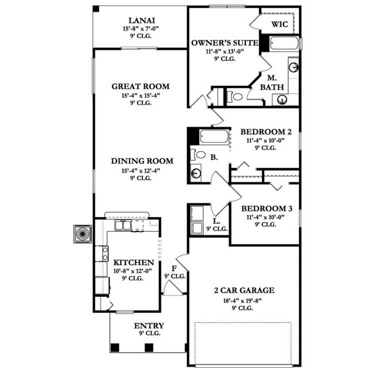 House Plan House Plan #19712 Drawing 1