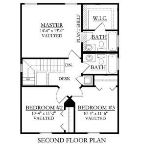 Second Floor for House Plan #3978-00085