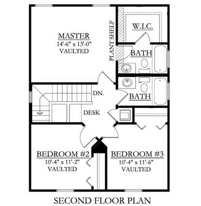 Second Floor for House Plan #3978-00085