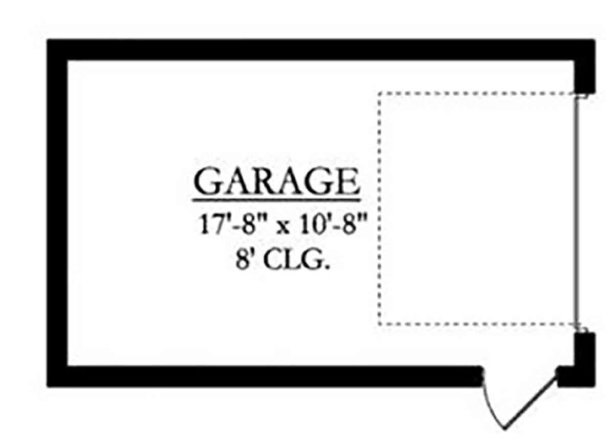 Detached Garage for House Plan #3978-00085