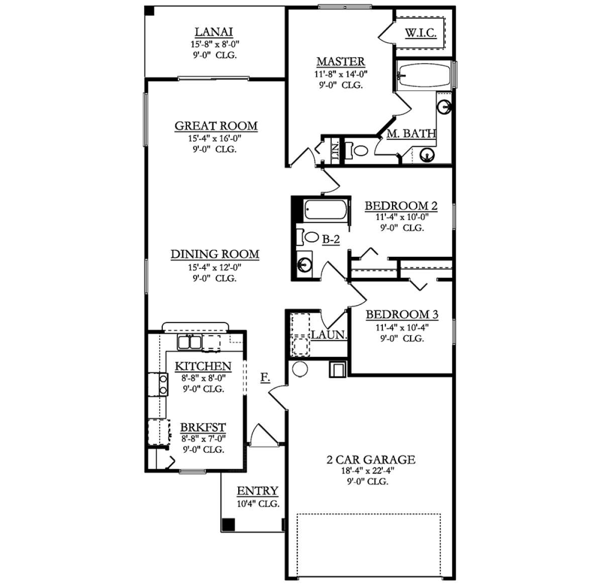 Main Floor  for House Plan #3978-00087