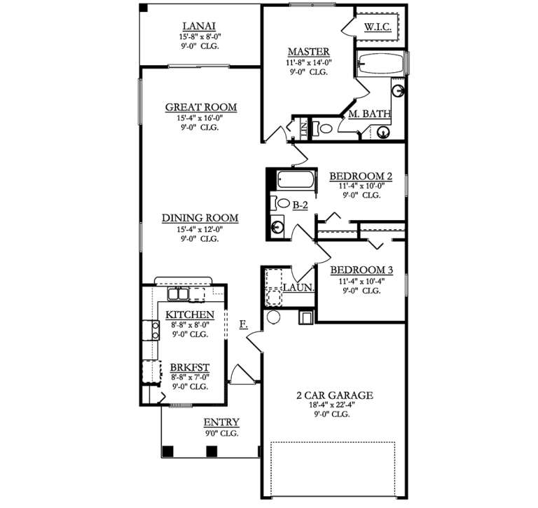 House Plan House Plan #19717 Drawing 1