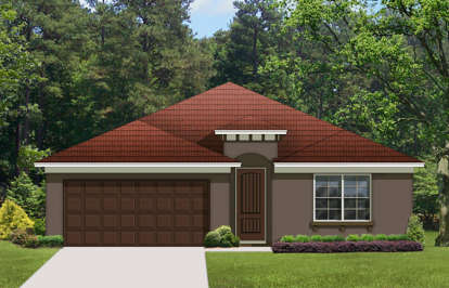 Florida House Plan #3978-00097 Elevation Photo