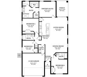 Main Floor  for House Plan #3978-00098