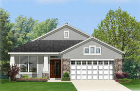 Craftsman House Plan #3978-00099 Elevation Photo