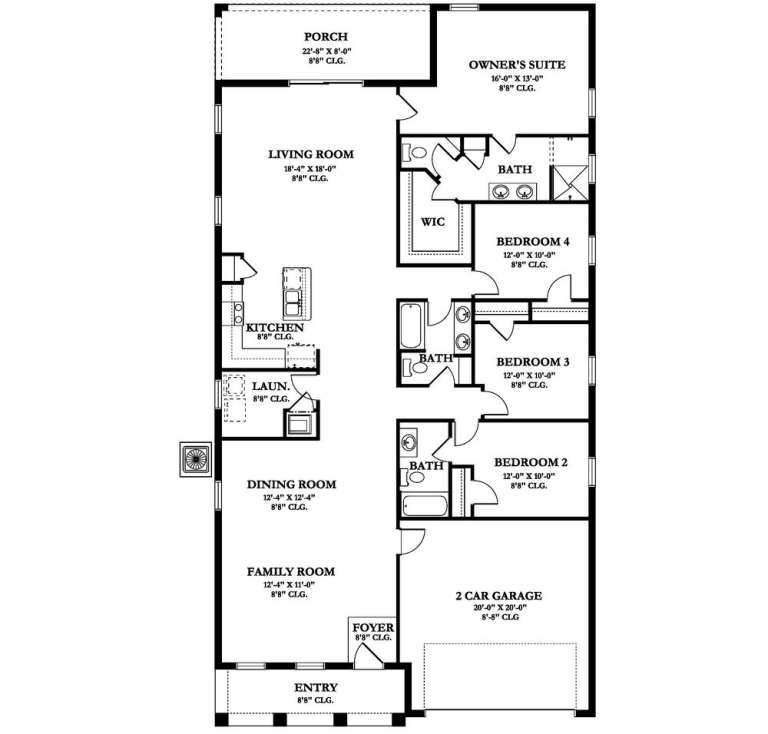 House Plan House Plan #19730 Drawing 1