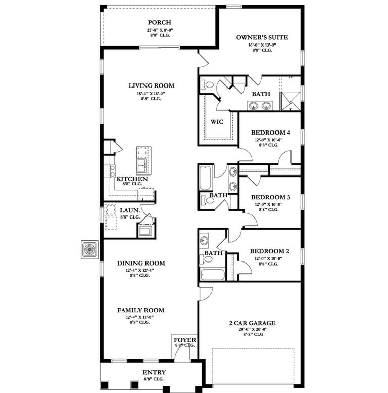 House Plan House Plan #19731 Drawing 1