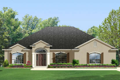 Florida House Plan #3978-00104 Elevation Photo