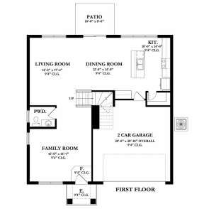 Main Floor  for House Plan #3978-00105