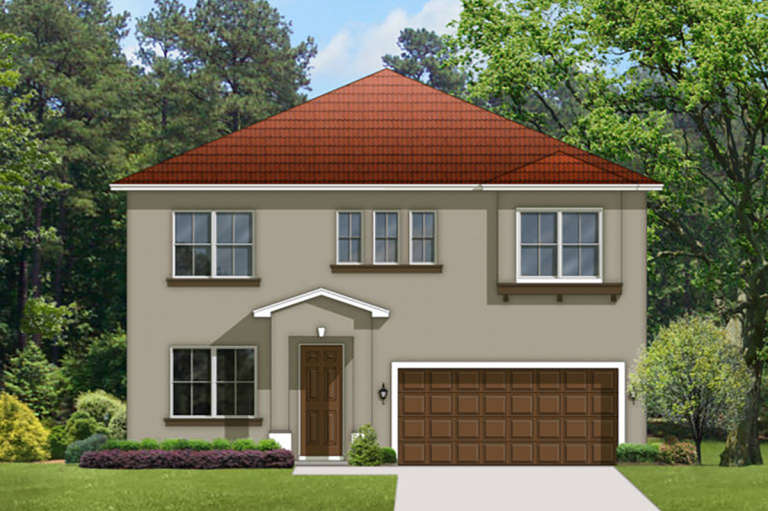 Florida House Plan #3978-00106 Elevation Photo