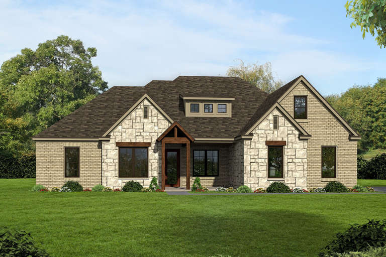 House Plan House Plan #19735 Front Elevation 