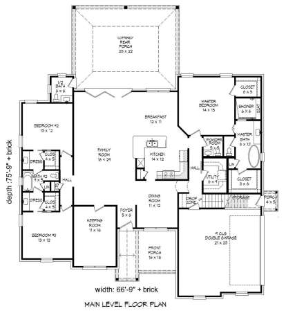 Main Floor for House Plan #940-00101