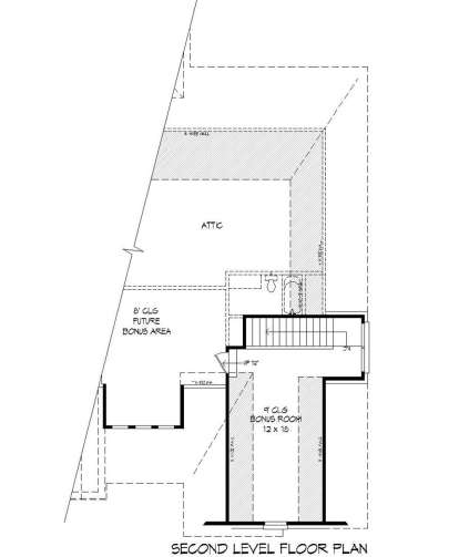 Second Floor for House Plan #940-00101