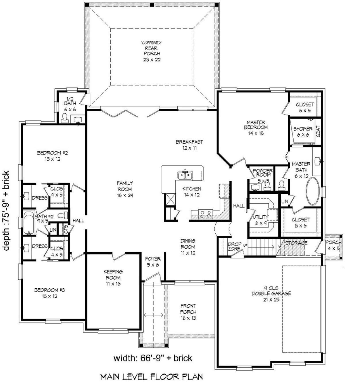 Main Floor for House Plan #940-00102