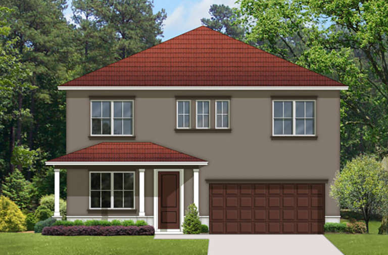 House Plan House Plan #19737 Front Elevation