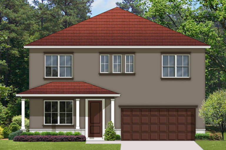 House Plan House Plan #19738 Front Elevation