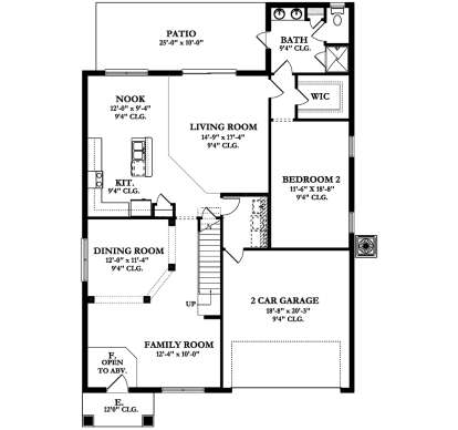Main Floor  for House Plan #3978-00109