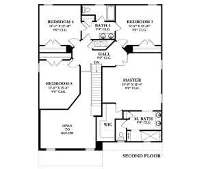Second Floor for House Plan #3978-00110