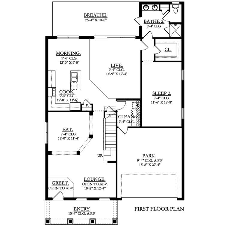 House Plan House Plan #19742 Drawing 1