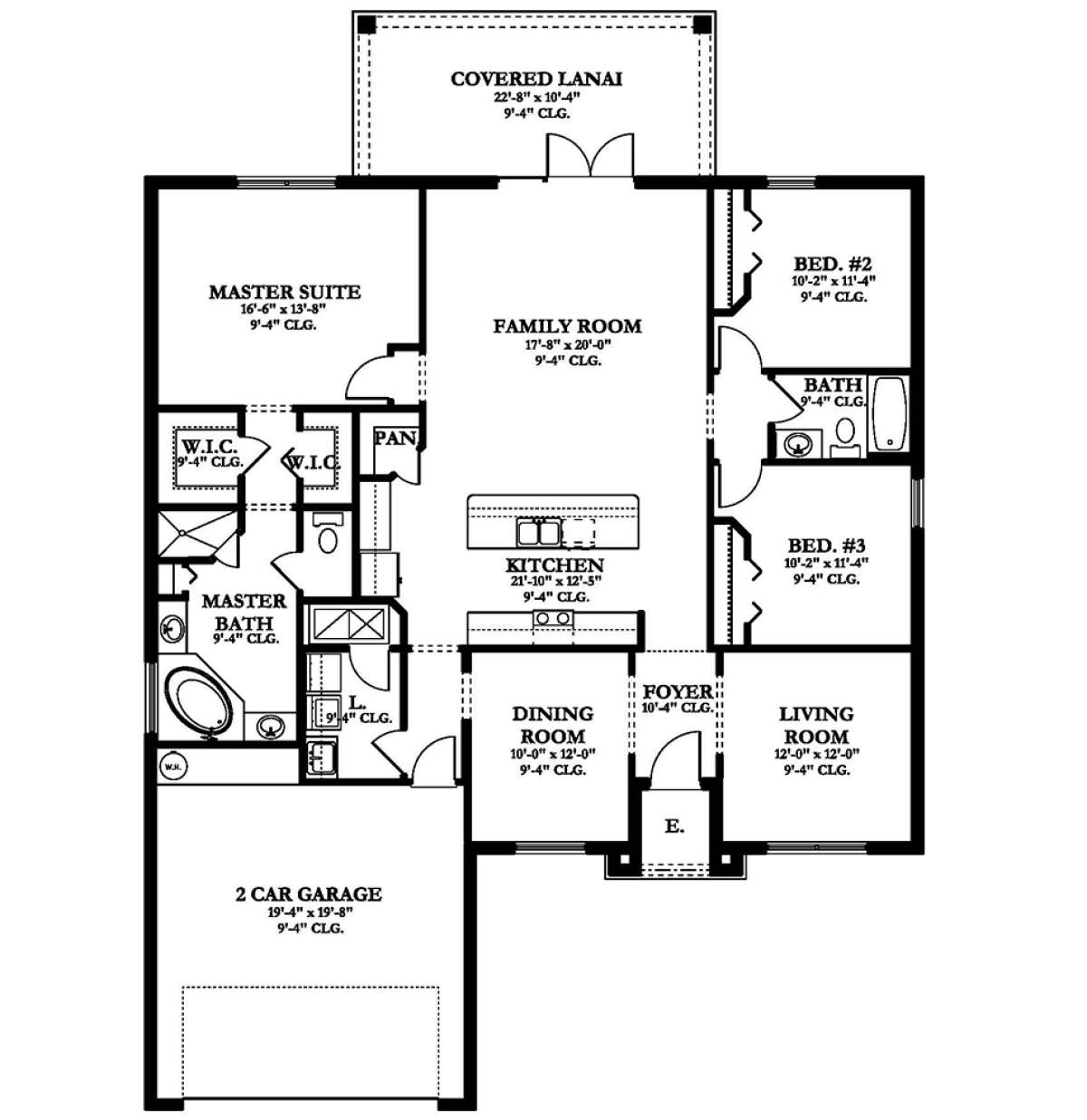 Main Floor  for House Plan #3978-00134