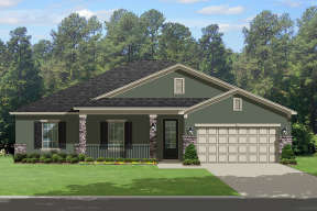 Southern House Plan #3978-00136 Elevation Photo