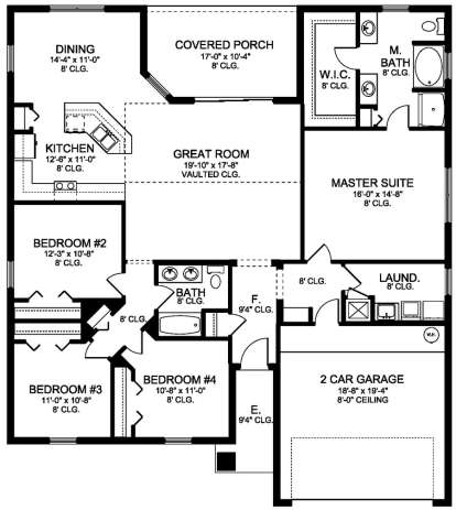 Main Floor  for House Plan #3978-00139