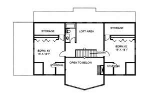 Second Floor for House Plan #039-00530