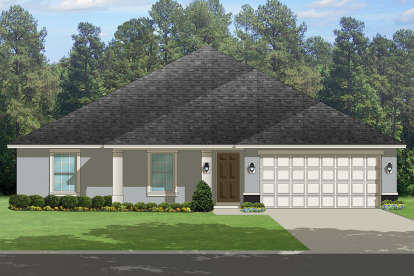 Florida House Plan #3978-00140 Elevation Photo