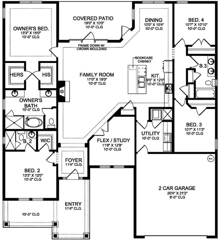 House Plan House Plan #19773 Drawing 1