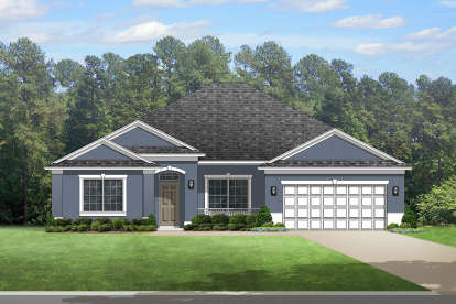 Florida House Plan #3978-00146 Elevation Photo