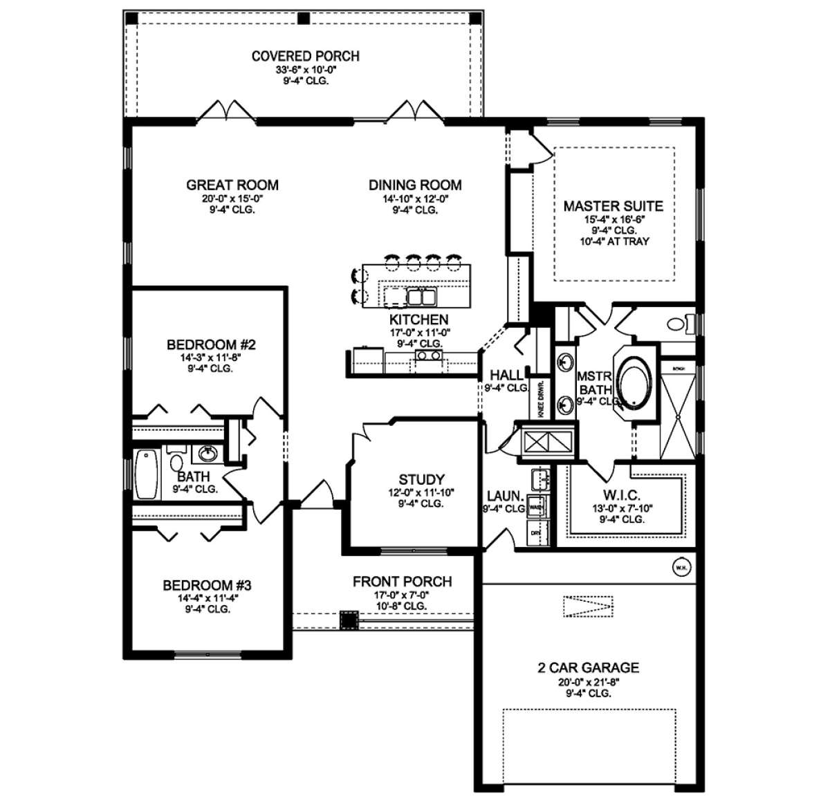 Main Floor  for House Plan #3978-00146
