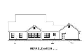 Farmhouse House Plan #4848-00348 Elevation Photo