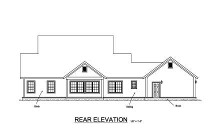 Farmhouse House Plan #4848-00348 Elevation Photo