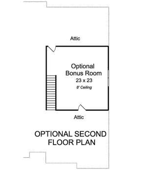 Bonus Room for House Plan #4848-00349
