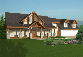 Northwest House Plan #039-00531 Elevation Photo