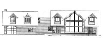 Northwest House Plan #039-00531 Elevation Photo