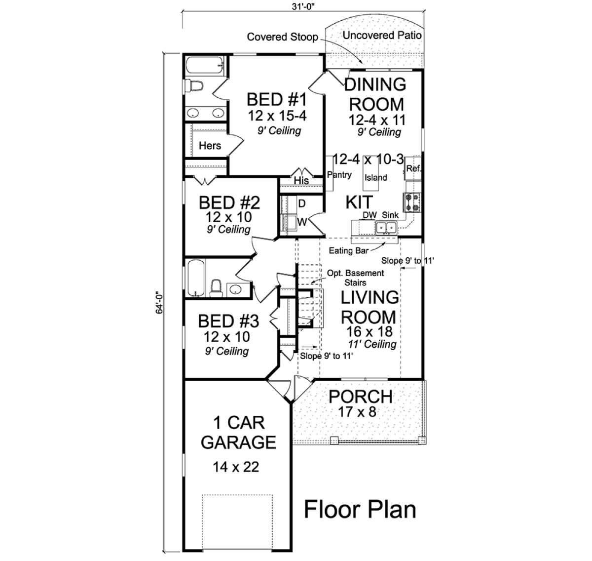 Main Floor  for House Plan #4848-00351