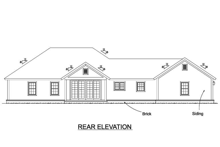 Craftsman House Plan #4848-00352 Elevation Photo