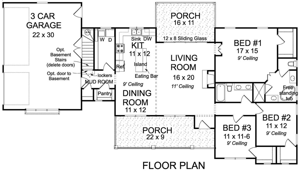 Main Floor  for House Plan #4848-00352