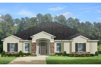 Florida House Plan #3978-00154 Elevation Photo