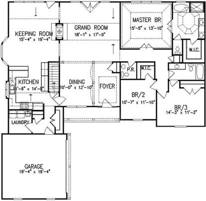 Main Floor for House Plan #699-00101