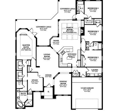Main Floor  for House Plan #3978-00158