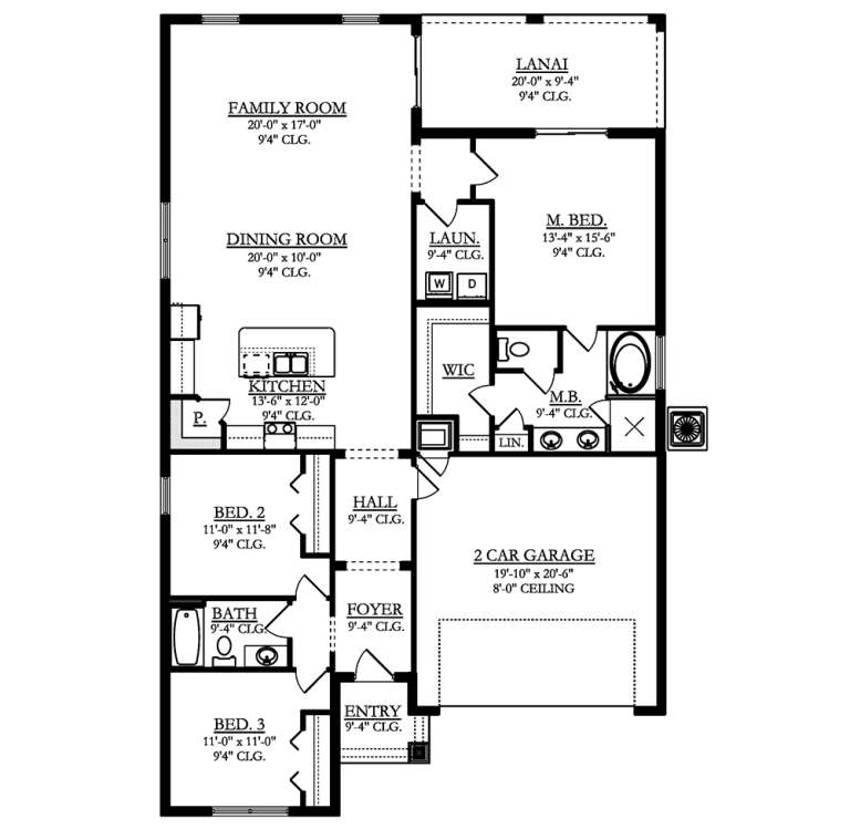 House Plan House Plan #19797 Drawing 1