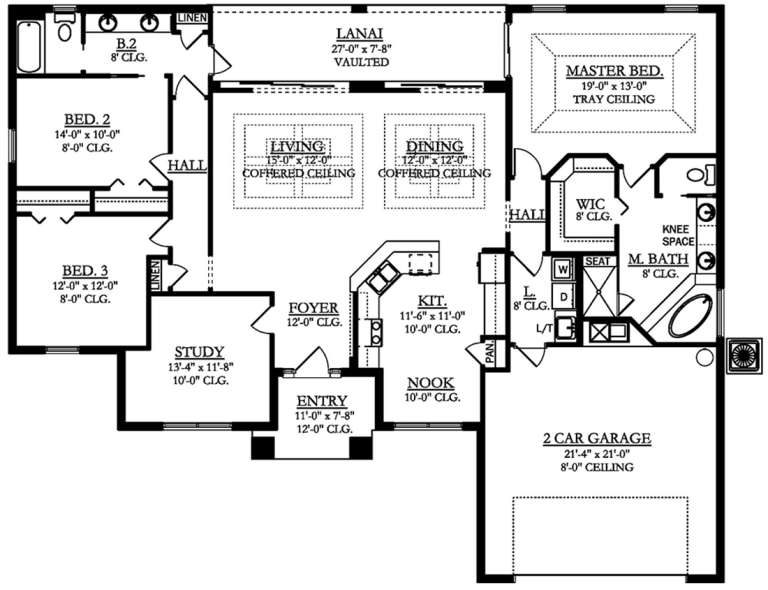 House Plan House Plan #19799 Drawing 1