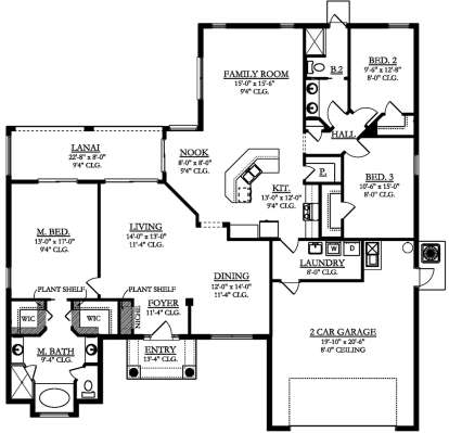 Main Floor  for House Plan #3978-00163