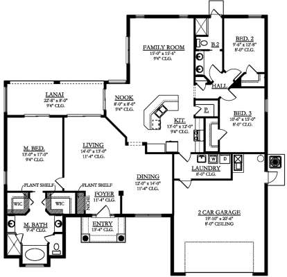 Main Floor  for House Plan #3978-00163