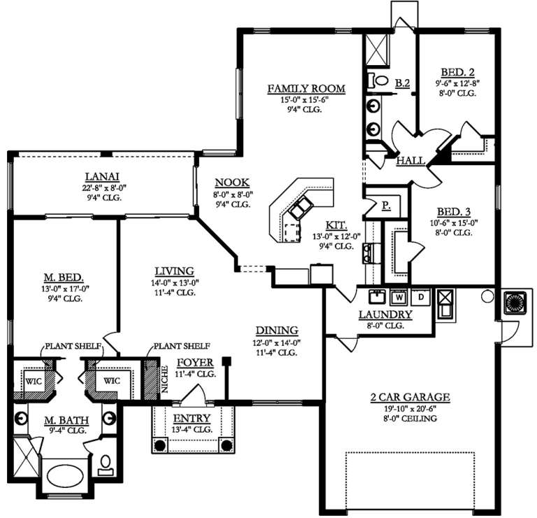 House Plan House Plan #19800 Drawing 1