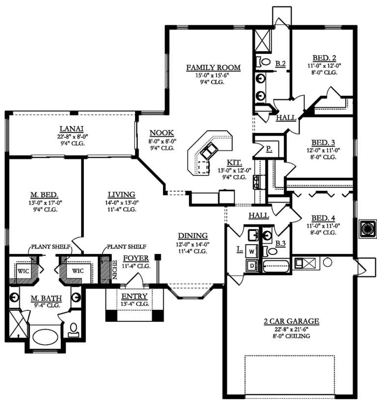 House Plan House Plan #19802 Drawing 1