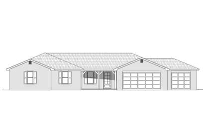 Ranch House Plan #940-00104 Elevation Photo