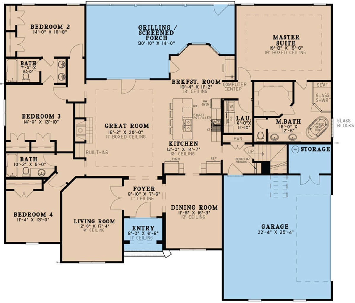 Main Floor  for House Plan #8318-00086